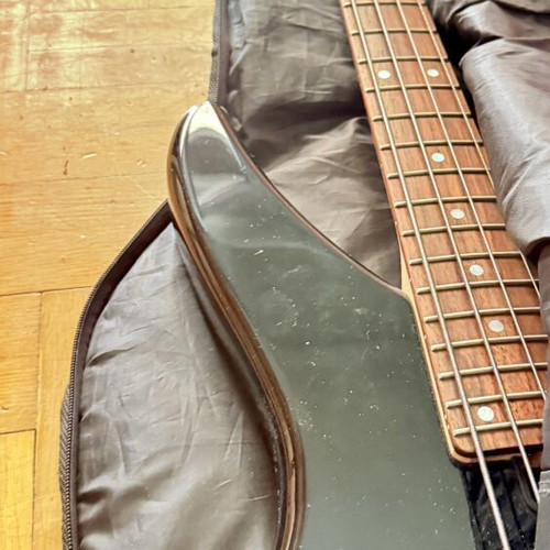 Yamaha RBX170 bass guitar used with Ritter bass bag and IMT-202 metronome