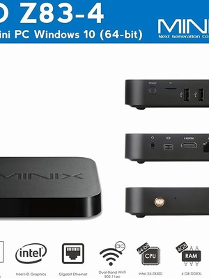 Minix Z83-4 Pro multimedia mini PC like new with Windows 11 Pro