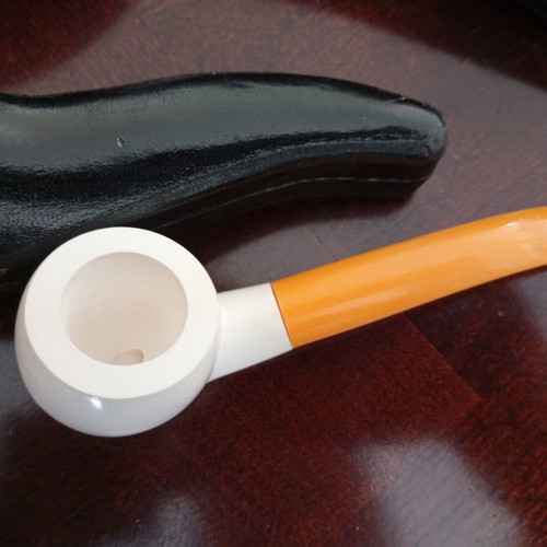 Meerschaum pipe new, made of sepiolite