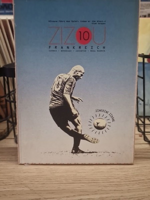 Zidane wooden decorative plaque like new, 13×18 cm