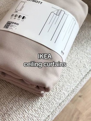 Κουρτίνες IKEA Ginstmott σετ 10, σαν καινούργιες, 145x300 εκ.