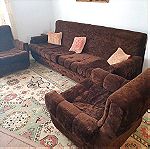  Καναπές και δύο πολυθρόνες