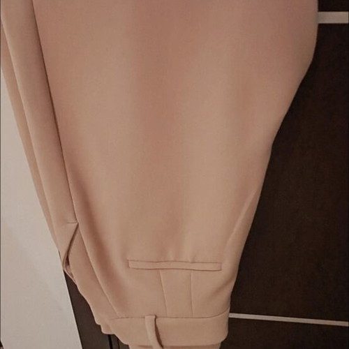 Zara pink fabric pants like new, size S