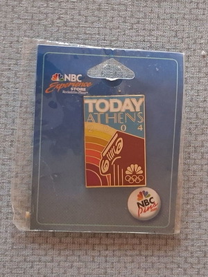 Συλλεκτικό pin NBC Today Αθήνα 2004 καινούργιο