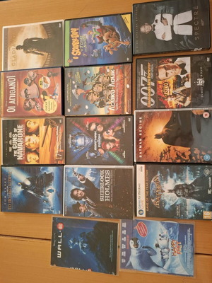 DVD μεταχειρισμένα, πακέτο 14 γνήσια, κάποια διπλά