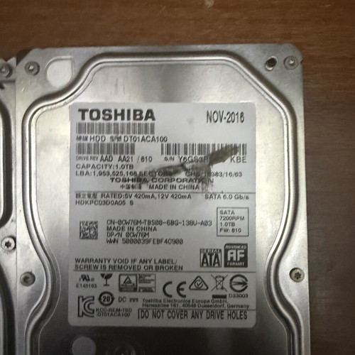 Seagate Barracuda HDDs 500GB and 1TB set