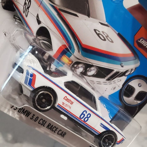 Hot Wheels 2016 BMW 3.0 CSL αγωνιστικό αυτοκίνητο καινούργιο, σφραγισμένο