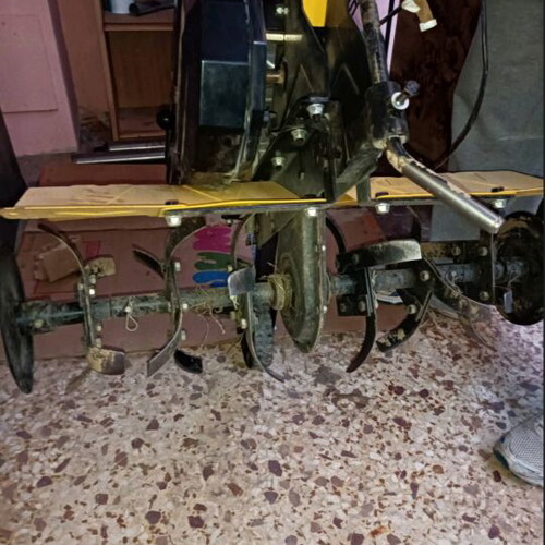 Tiller for digging used with damage