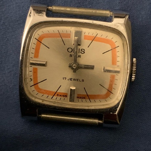 Oris Star vintage women's watch used, 17 jewels, manual winding