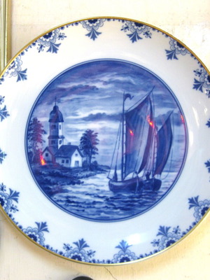 Wallendorf porcelain plate like new, 27 cm diameter
