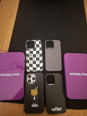 Mobilfox cases for iPhone 14 Pro Max, pack of 4, like new