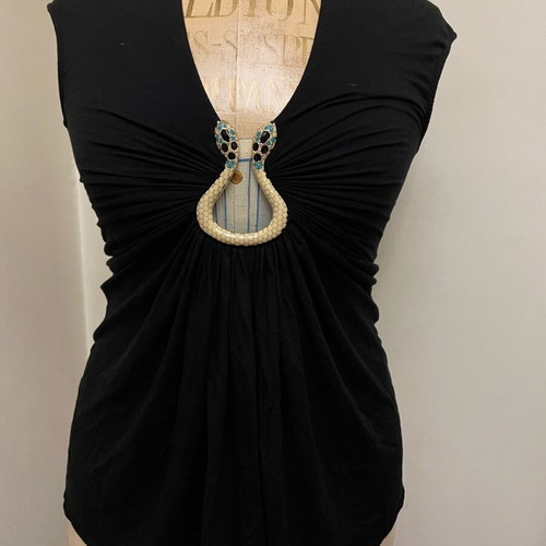 Sky jewel blouse large like new, black