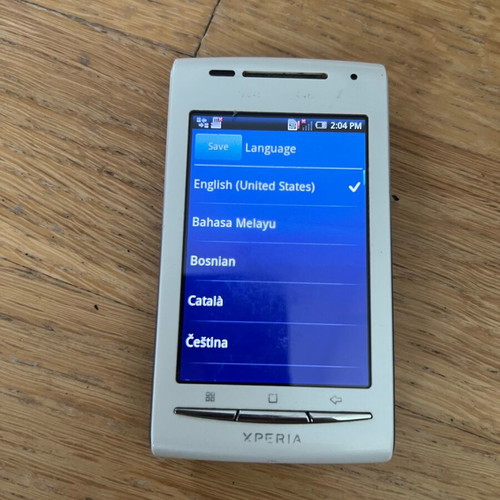 Sony Xperia X8 collectible like new, white, Dual SIM