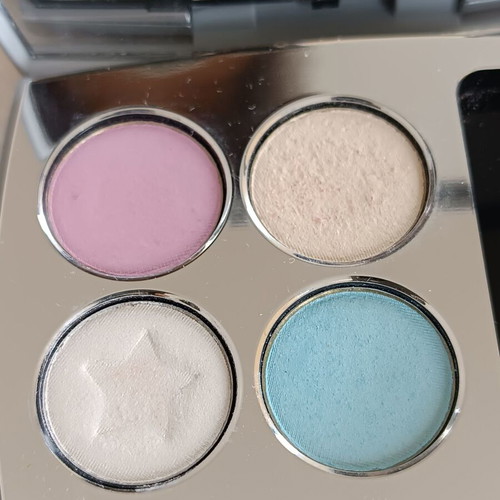 Clinique and Lancome eyeshadow set used