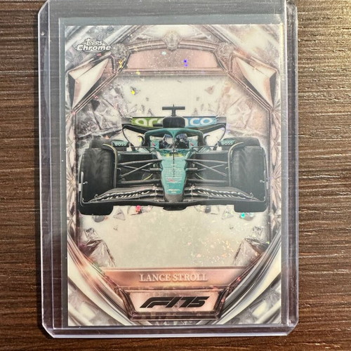 Topps Chrome F1 Lance Stroll Diamond 75th Anniversary Insert card new