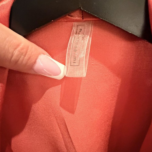 Satin maxi robe Intimissimi used, size medium, orange