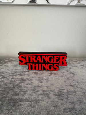 Stranger Things logo made to order for desk
