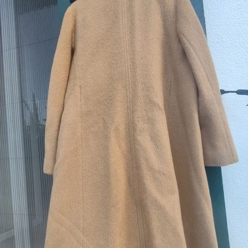 Camel Hair Wool Vintage 60's Coat Used
