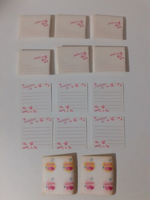 Invitations, envelopes and stickers Bibi Bo like new