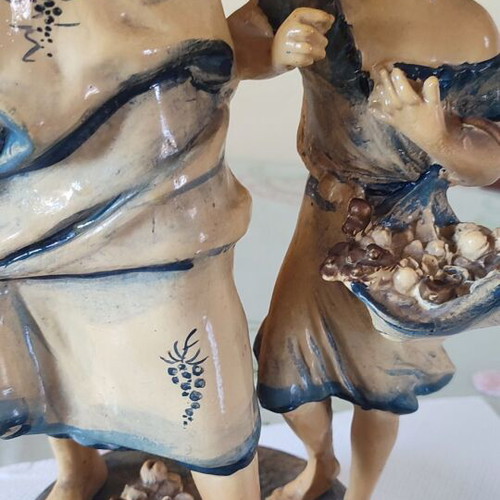 Vintage Italian Capodimonte statue signed F. Merli