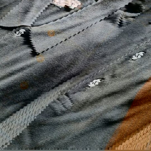 Armani Collezioni Polo μακρυμάνικη μπλούζα γκρι σαν καινούργιο