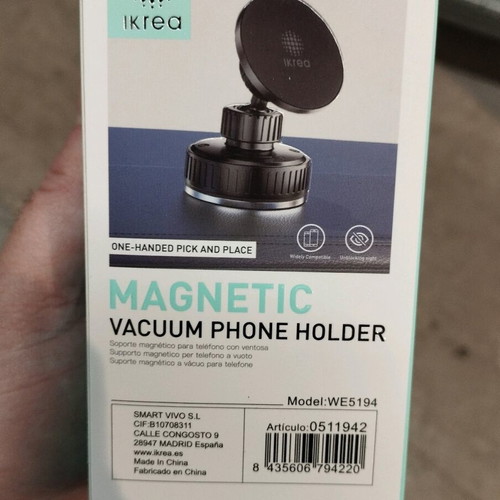 Magnetic Vacuum Phone Holder like new, phone case for dashboard or windshield