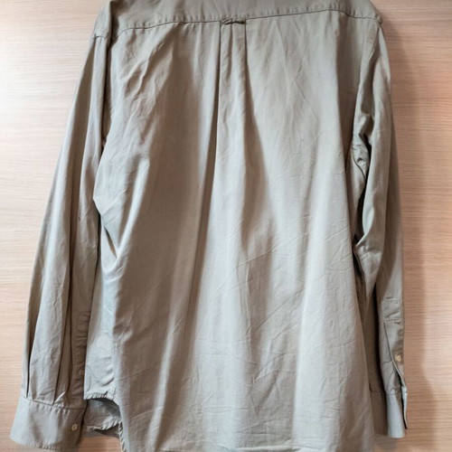 Harrods modern men's shirt beige/khaki very light size L used