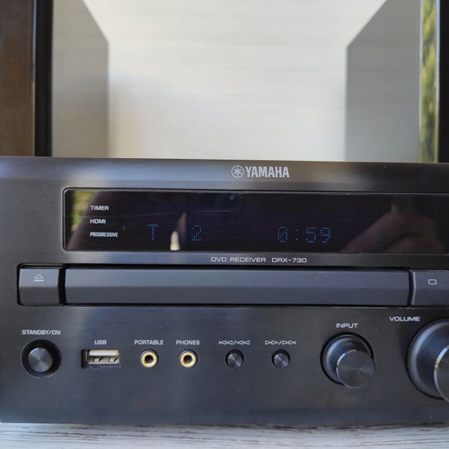 Yamaha PianoCraft Hi-Fi Micro System DRX-730 Receiver and NX-E300 Speakers used