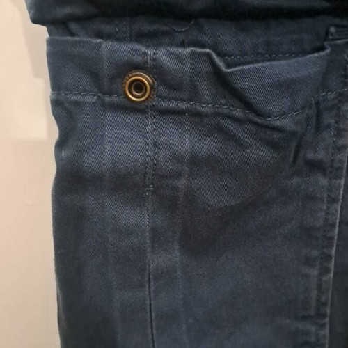 Cargo shorts Bershka blue used, cotton, XL XXL