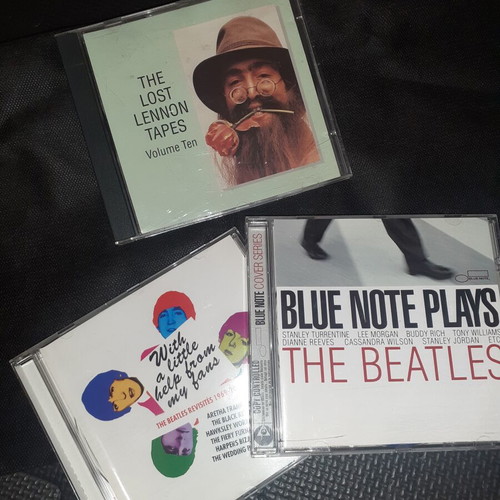 The Beatles & John Lennon CD collection used, pack of 3, rock and jazz