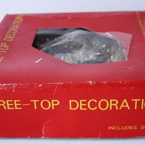 Old Christmas star string lights from 1980s new
