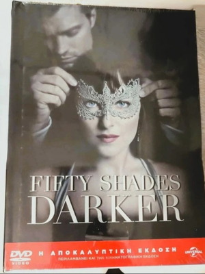 Fifty Shades Darker DVD, special edition, sealed, Greek subtitles