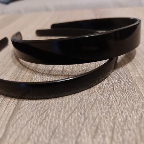 Set of 2 new black hairbands
