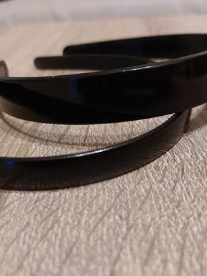 Set of 2 new black hairbands