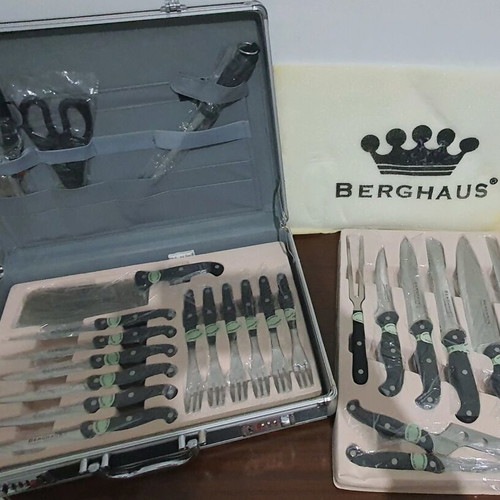 Berghaus 24-piece knife set new, handmade stainless steel
