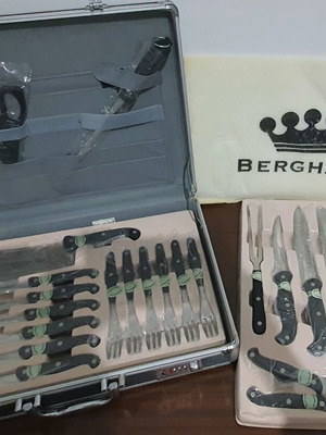 Berghaus 24-piece knife set new, handmade stainless steel