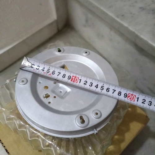 Glass Ceiling Wall Lights like new, set of 8, metal base