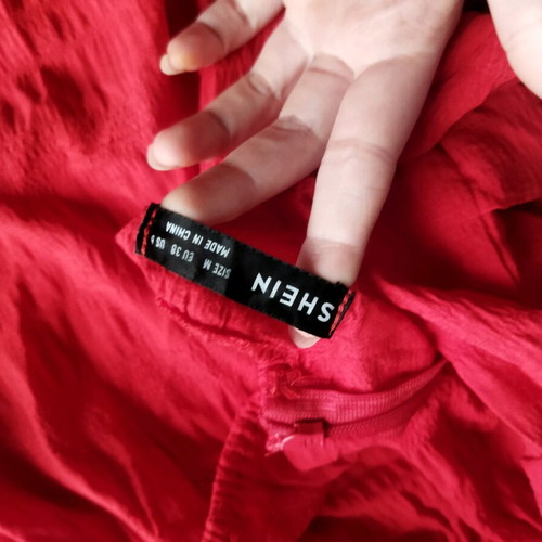 Shein mini dress fuchsia/red like new, size M