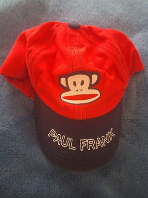 Paul Frank hat for 2-3 years old, red and blue
