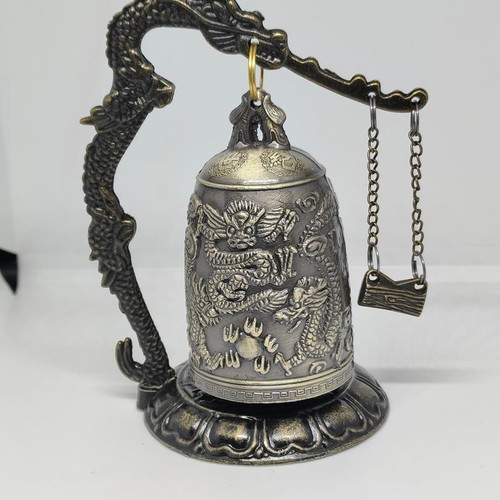 Feng Shui Chakra Dragon Bell bronze, like new