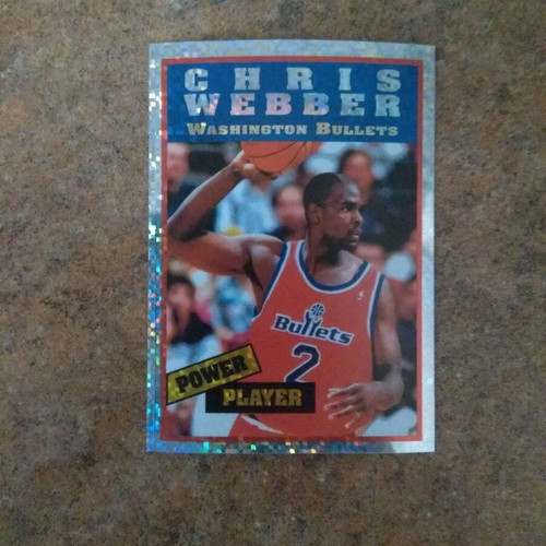 Panini NBA Basketball '95-'96 Sticker No144 Chris Webber new
