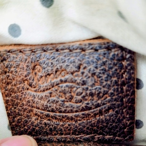 Senso Di Lusso Boho leather crossbody shoulder bag, brown