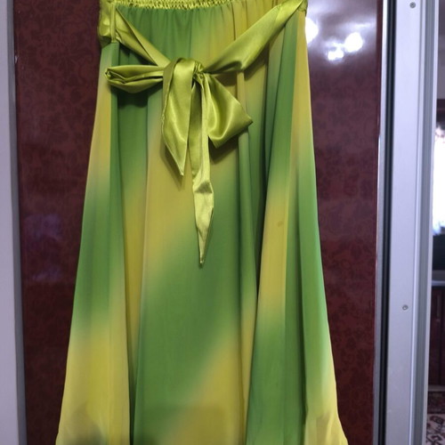 Dress with beautiful asymmetrical details