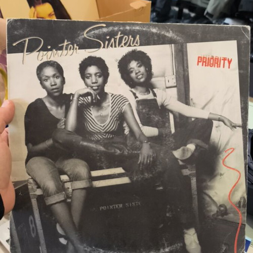 Pointer Sisters Priority vinyl record used