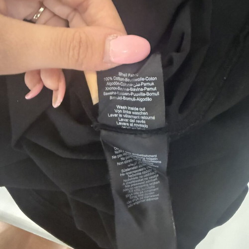 Karl Lagerfeld Ikonik Τοπ Μεταχειρισμένο Μαύρο Μεγάλο Βαμβάκι