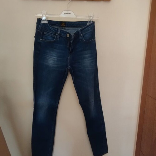 Lee skinny jeans, blue, elastic, size M 38 10