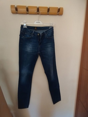 Lee skinny jeans, blue, elastic, size M 38 10