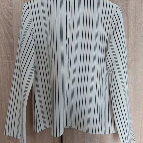 Striped black and white jacket new with tags