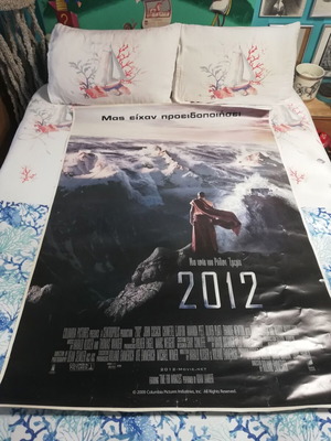 2012 poster used, size 1 meter by 140 cm