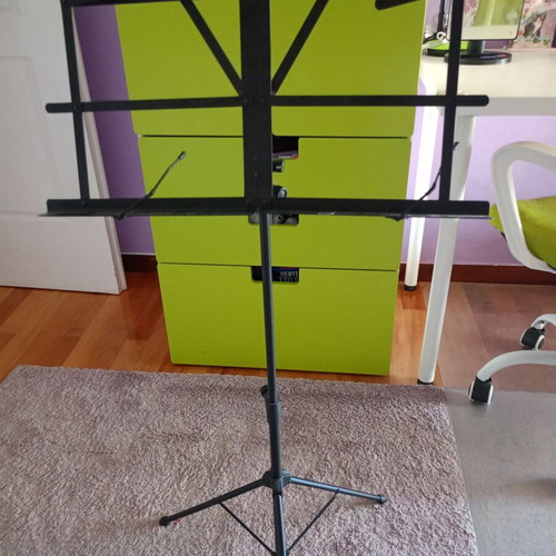 Tambouras student instrument like new with case, pen and portable music stand